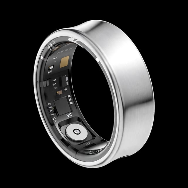 BE KONN BE-R2 smart ring in silver
